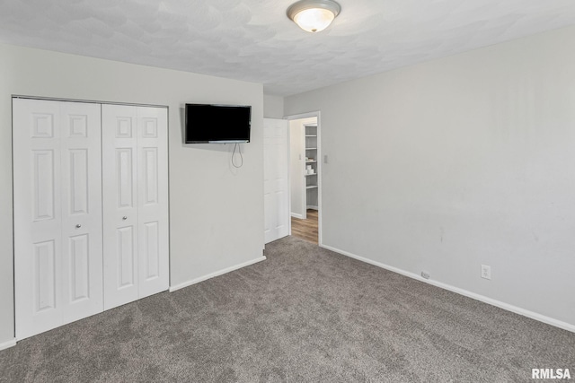 326 N Indiana St, Salem, IL 62881 - unfurnished bedroom with carpet floors and a closet