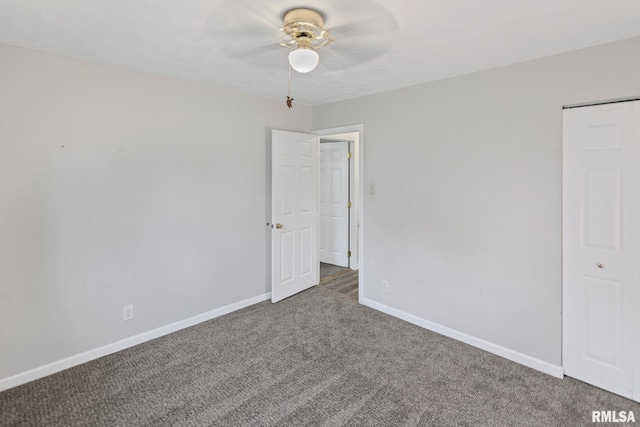 326 N Indiana St, Salem, IL 62881 - unfurnished room featuring carpet and a ceiling fan