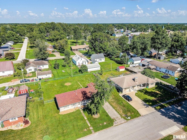 326 N Indiana St, Salem, IL 62881 - aerial view of residential area