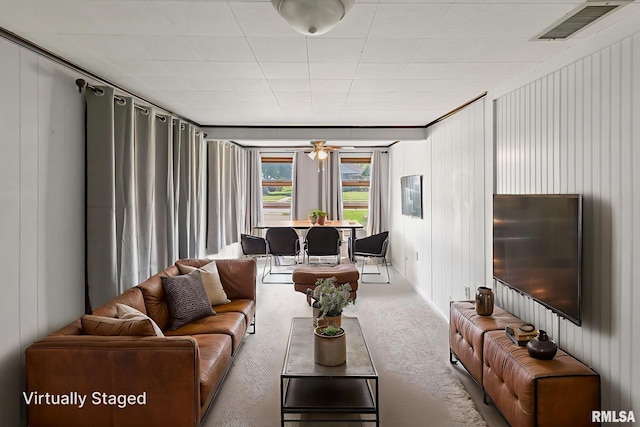 326 N Indiana St, Salem, IL 62881 - living room featuring carpet flooring