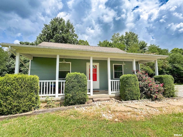 339 Spring St, Dongola, IL 62926 - view of front of home with covered porch