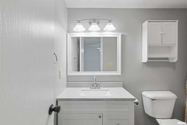 1130 W Webster St, Benton, IL 62812 - bathroom with vanity and ceiling fan