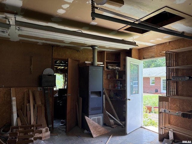 822 N 24th St, Murphysboro, IL 62966 - view of garage