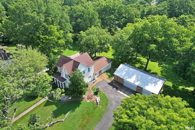 850 Joppa N Ave, Joppa, IL 62953 - aerial view of property and surrounding area with a forest