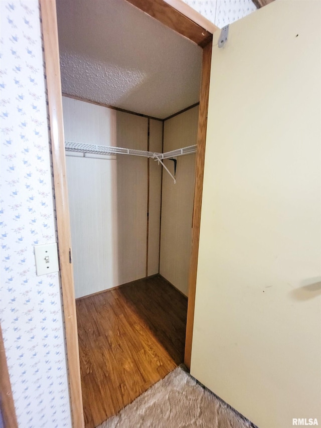 235 W 8th St, Flora, IL 62839 - walk in closet with wood finished floors