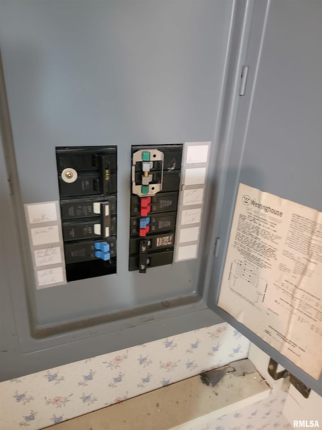 235 W 8th St, Flora, IL 62839 - utility room featuring electric panel
