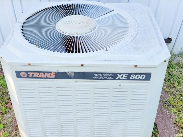 235 W 8th St, Flora, IL 62839 - exterior view of a central AC unit