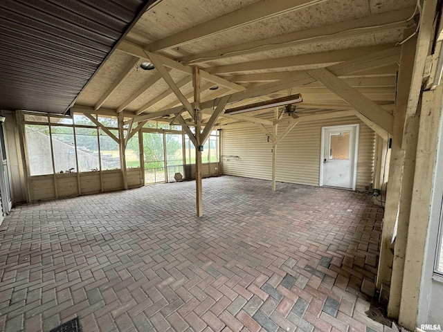 3100 Ava Rd, Murphysboro, IL 62994 - view of patio featuring ceiling fan