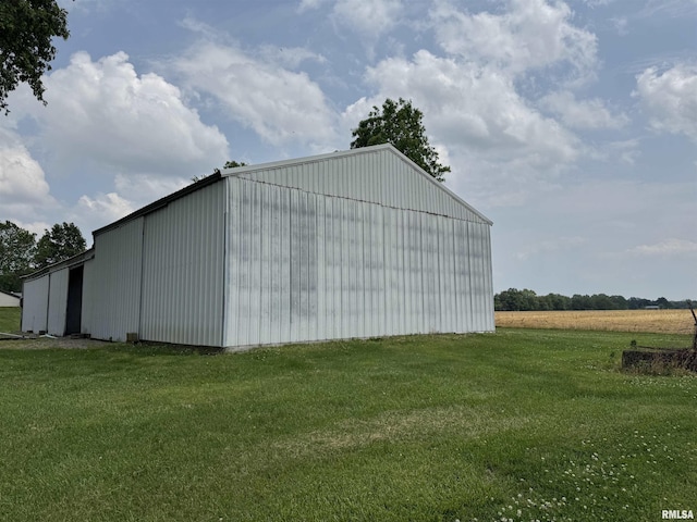 3100 Ava Rd, Murphysboro, IL 62994 - view of pole building with a lawn and a rural view