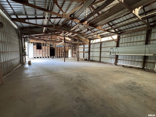 3100 Ava Rd, Murphysboro, IL 62994 - garage featuring metal wall