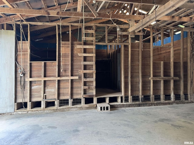 3100 Ava Rd, Murphysboro, IL 62994 - misc room with unfinished concrete floors