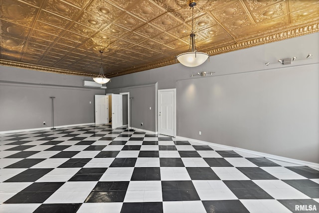 6 S Division St, Duquoin, IL 62832 - unfurnished room with an ornate ceiling