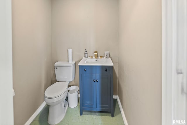 6 S Division St, Duquoin, IL 62832 - bathroom featuring toilet and vanity
