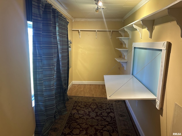 104 Mcneil St, Energy, IL 62933 - spacious closet featuring wood finished floors
