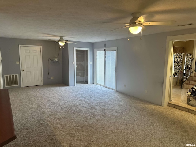104 Mcneil St, Energy, IL 62933 - carpeted spare room featuring a ceiling fan