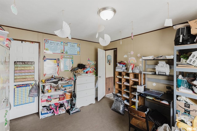 11149 Crenshaw Rd, Marion, IL 62922 - carpeted office with ornamental molding