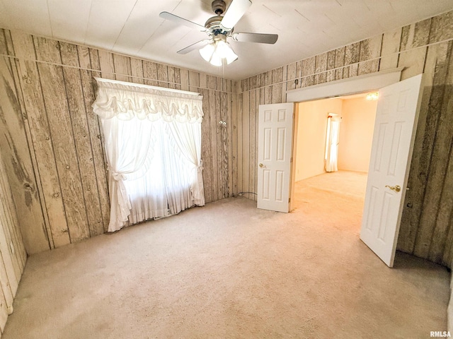202 Flora Ave, Flora, IL 62839 - spare room with light carpet and ceiling fan