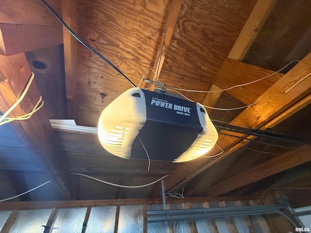 202 Flora Ave, Flora, IL 62839 - garage view of a garage door opener