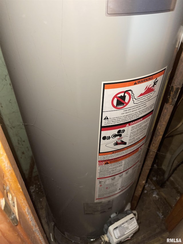 303 S Forest Ave, Carbondale, IL 62901 - detailed view of water heater