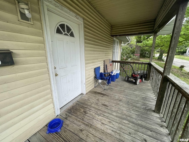 303 S Forest Ave, Carbondale, IL 62901 - view of wooden porch