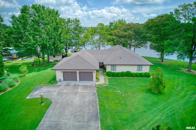 1382 Nicklaus Ln, Marion, IL 62959 - single story home featuring a garage and concrete driveway