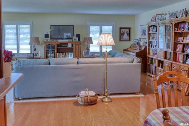 1382 Nicklaus Ln, Marion, IL 62959 - living room with healthy amount of natural light and wood finished floors
