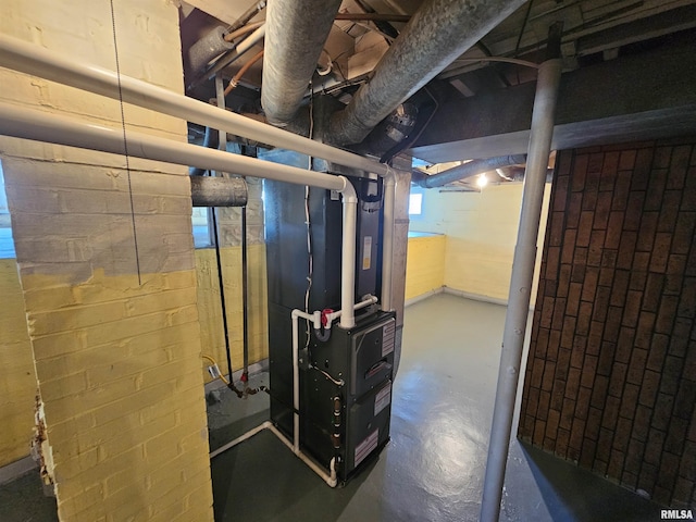 2500 Perkins Ave, Mount Vernon, IL 62864 - basement with heating unit