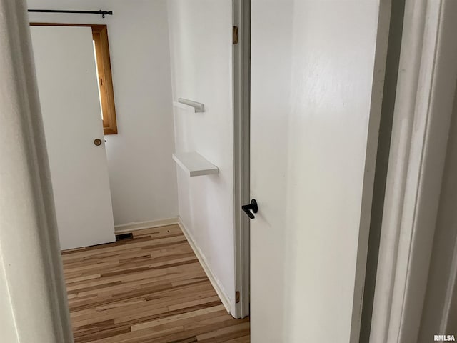 304 S Plover Dr, Carbondale, IL 62901 - hallway with light wood-style floors and baseboards