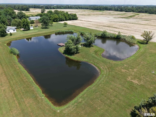13919 Hamilton Pike Rd, Whittington, IL 62897 - drone / aerial view of a nearby body of water