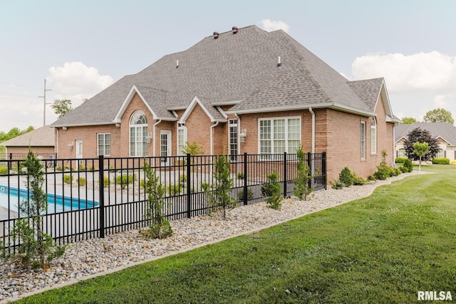 1506 Gleneagle Dr, Marion, IL 62959 - rear view of property with brick siding, roof with shingles, and a patio