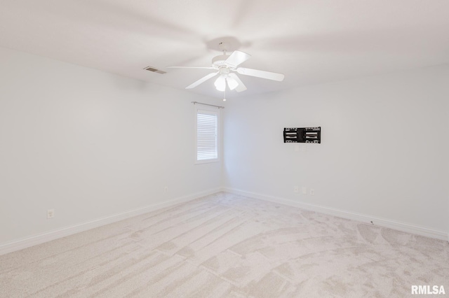 1506 Gleneagle Dr, Marion, IL 62959 - carpeted empty room with a ceiling fan and baseboards
