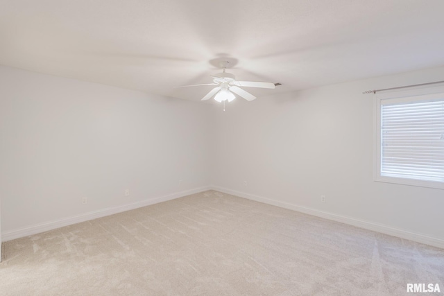 1506 Gleneagle Dr, Marion, IL 62959 - unfurnished room with light colored carpet and a ceiling fan