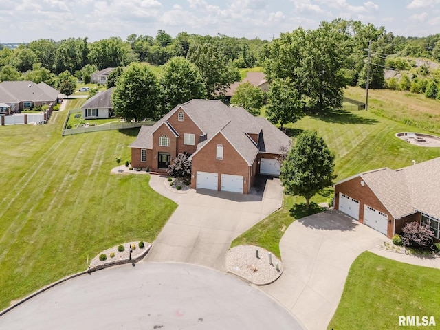 1506 Gleneagle Dr, Marion, IL 62959 - aerial view of property and surrounding area