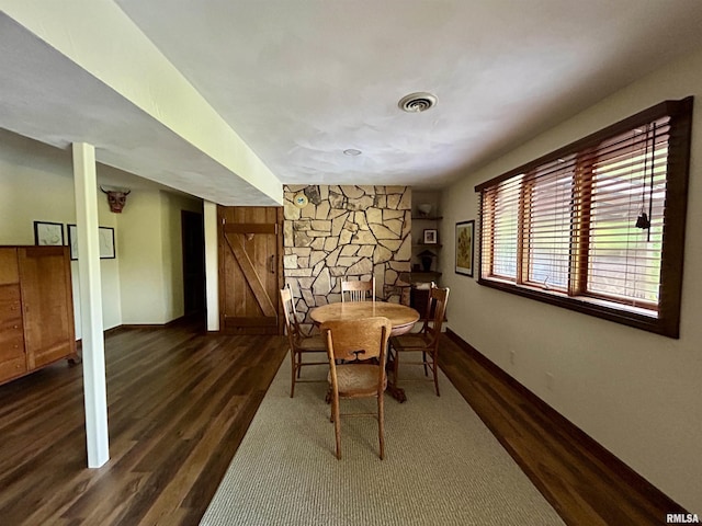 304 May Apple Ln, Carbondale, IL 62903 - dining space featuring dark wood finished floors