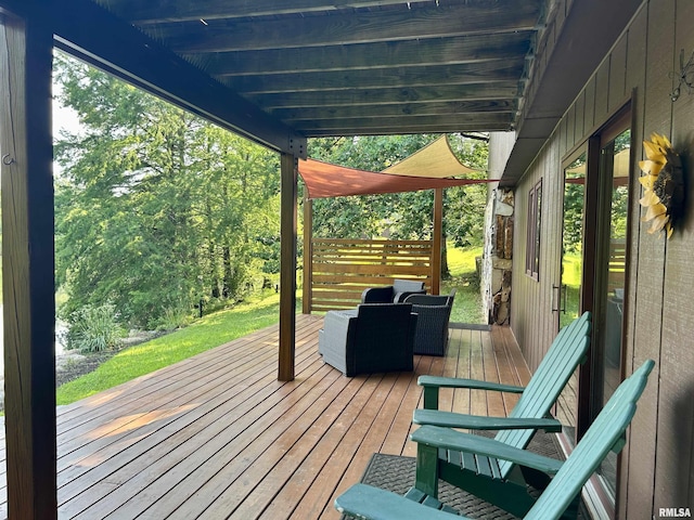 304 May Apple Ln, Carbondale, IL 62903 - view of deck