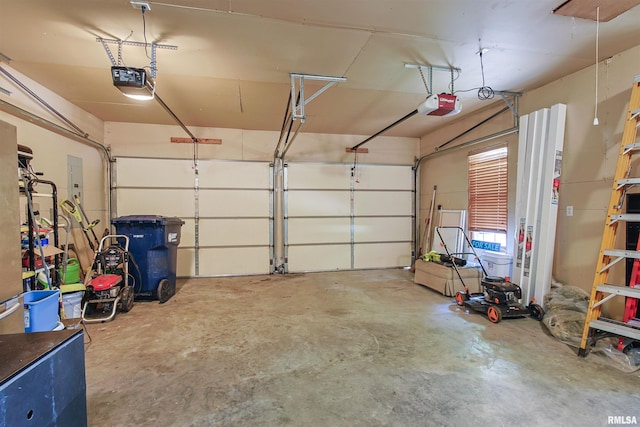 1818 Calico Rd, Marion, IL 62959 - garage with a garage door opener