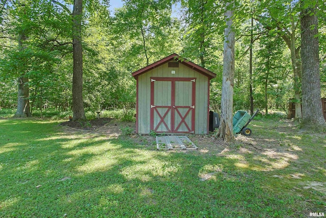 1818 Calico Rd, Marion, IL 62959 - view of shed with a wooded view