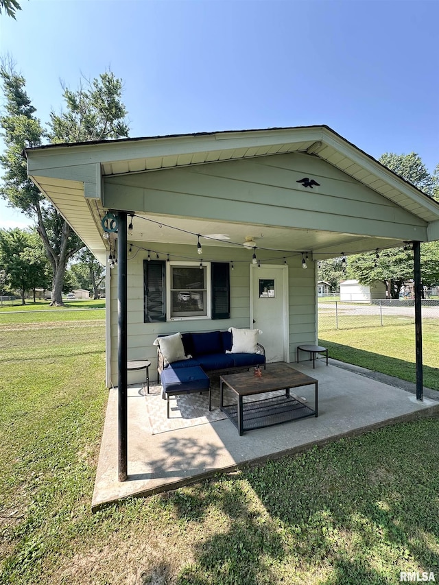 817 W Hendrickson St, Marion, IL 62959 - view of patio with outdoor lounge area