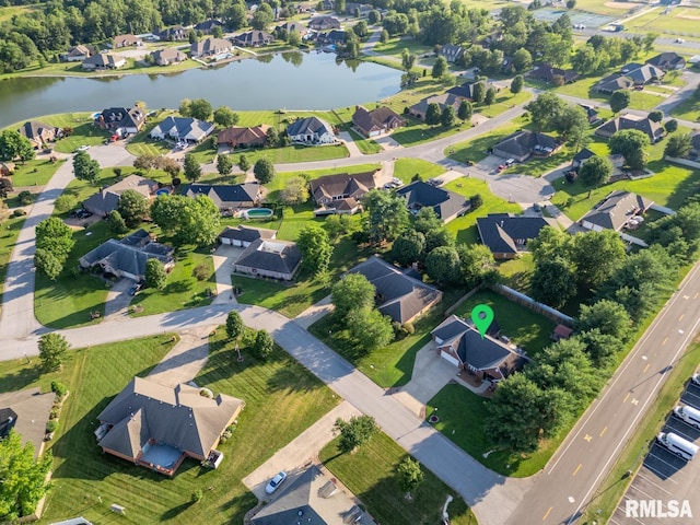 1600 S Eugene Ln, Marion, IL 62959 - aerial view of property's location with a nearby body of water and nearby suburban area