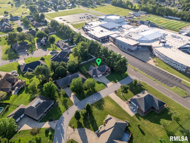 1600 S Eugene Ln, Marion, IL 62959 - aerial view of property's location