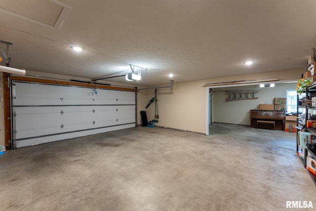 1600 S Eugene Ln, Marion, IL 62959 - garage featuring a garage door opener and recessed lighting
