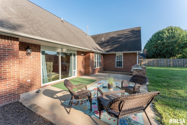 1600 S Eugene Ln, Marion, IL 62959 - view of patio / terrace featuring outdoor lounge area