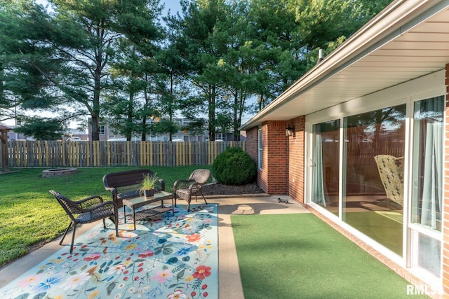 1600 S Eugene Ln, Marion, IL 62959 - view of patio
