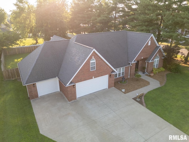 1600 S Eugene Ln, Marion, IL 62959 - aerial view of property and surrounding area with a tree filled landscape