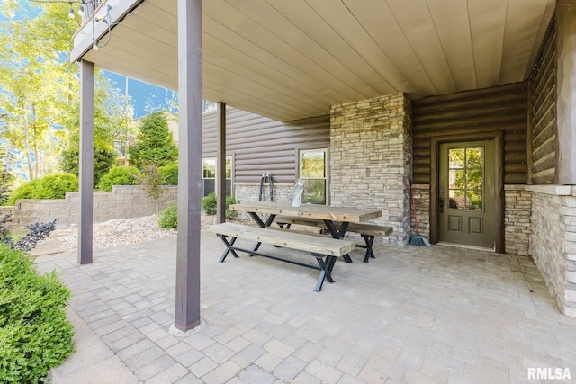 3525 Parrish Ridge Ln, Goreville, IL 62939 - view of patio / terrace with outdoor dining area