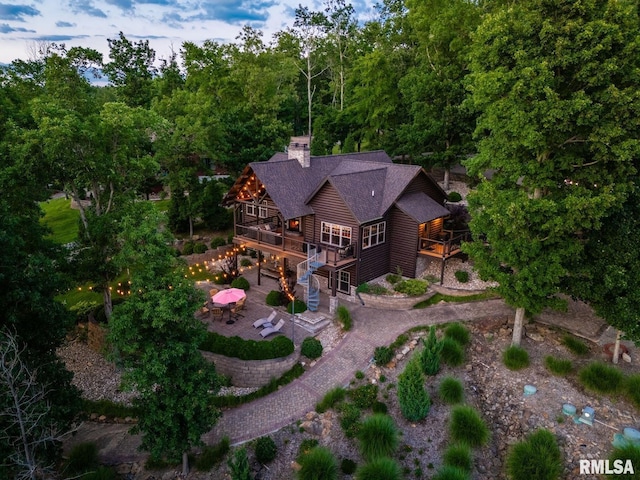 3525 Parrish Ridge Ln, Goreville, IL 62939 - view from above of property