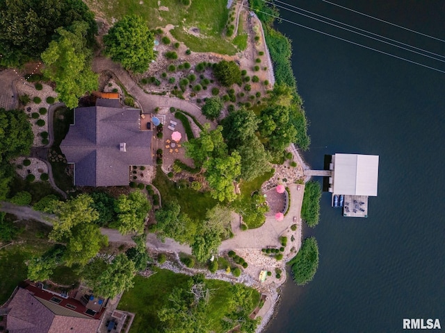 3525 Parrish Ridge Ln, Goreville, IL 62939 - aerial view of property and surrounding area with a nearby body of water