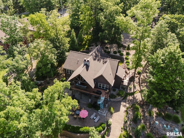 3525 Parrish Ridge Ln, Goreville, IL 62939 - aerial view of property and surrounding area