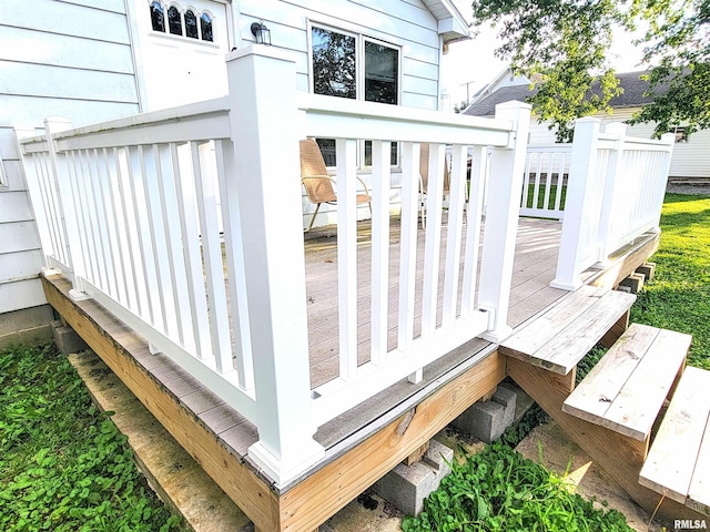 119 S 6th St SE, Clay City, IL 62824 - view of deck