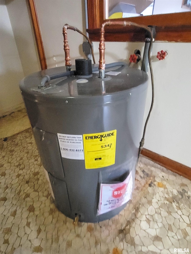 119 S 6th St SE, Clay City, IL 62824 - utilities featuring electric water heater